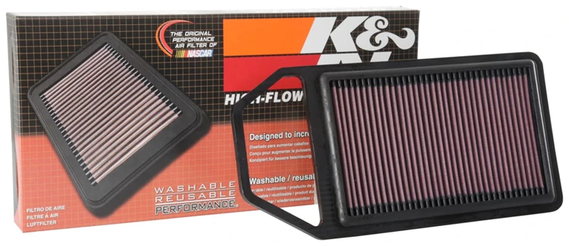 K&N Engine Air Filter: High Performance, Premium, Washable, Replacement Filter: Compatible with 2015-2018 MARUTI SUZUKI (Baleno), 33-3114