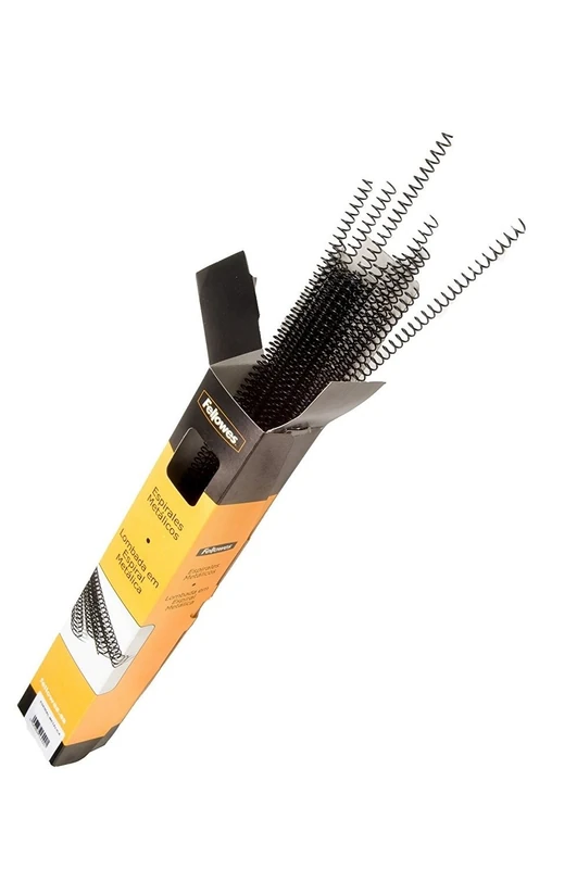 Fellowes 5110601 - Pack of 100 Metal Spirals, 16 mm, Black