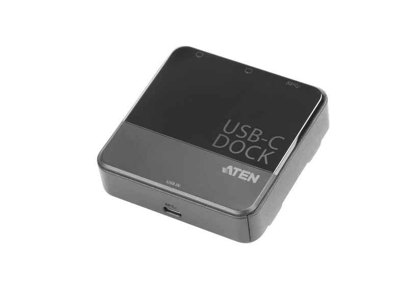USB 3.1 Dual-HDMI Mini Dock UH3233 ATEN, Supports 4K (UHD) up to 1920 x 1080, Plug & Play, suitable for dual monitor workstation