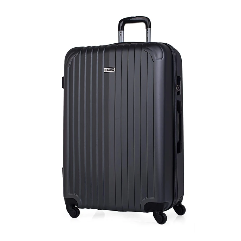 ITACA - Set 2 Suitcases and Beauty case 4 Wheels ABS. Rigid and Lightweight. Padlock. Extensible. Medium + Large + Beauty Case, Acquamarine