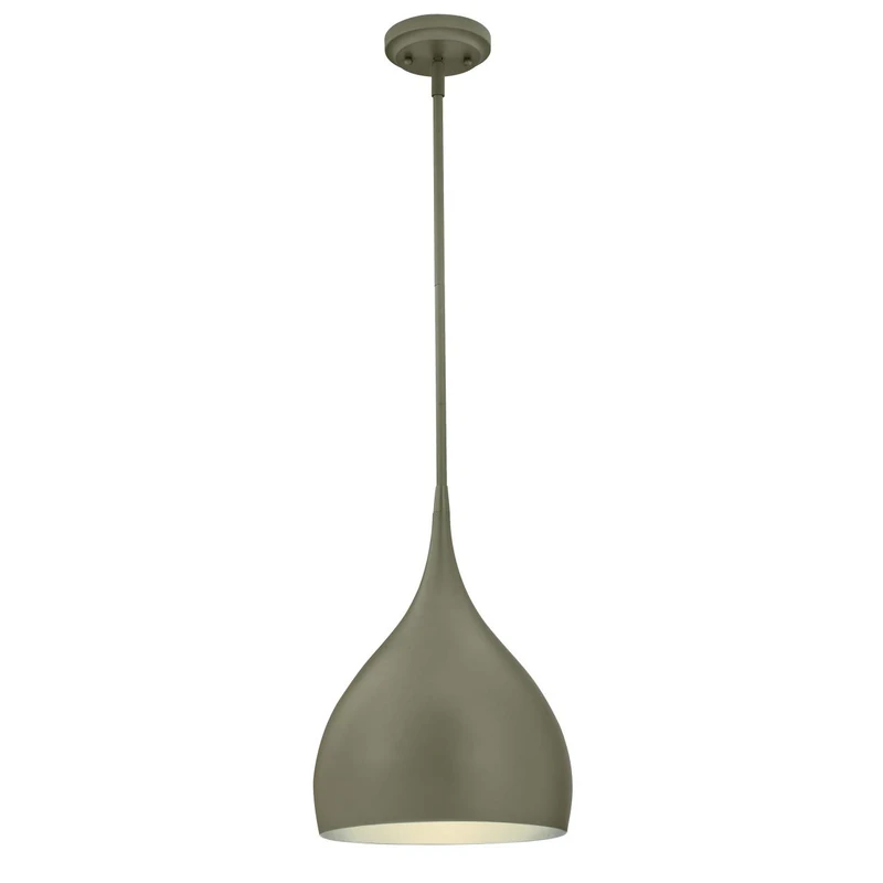 63293 One-Light Indoor Pendant, Matte Grey Finish