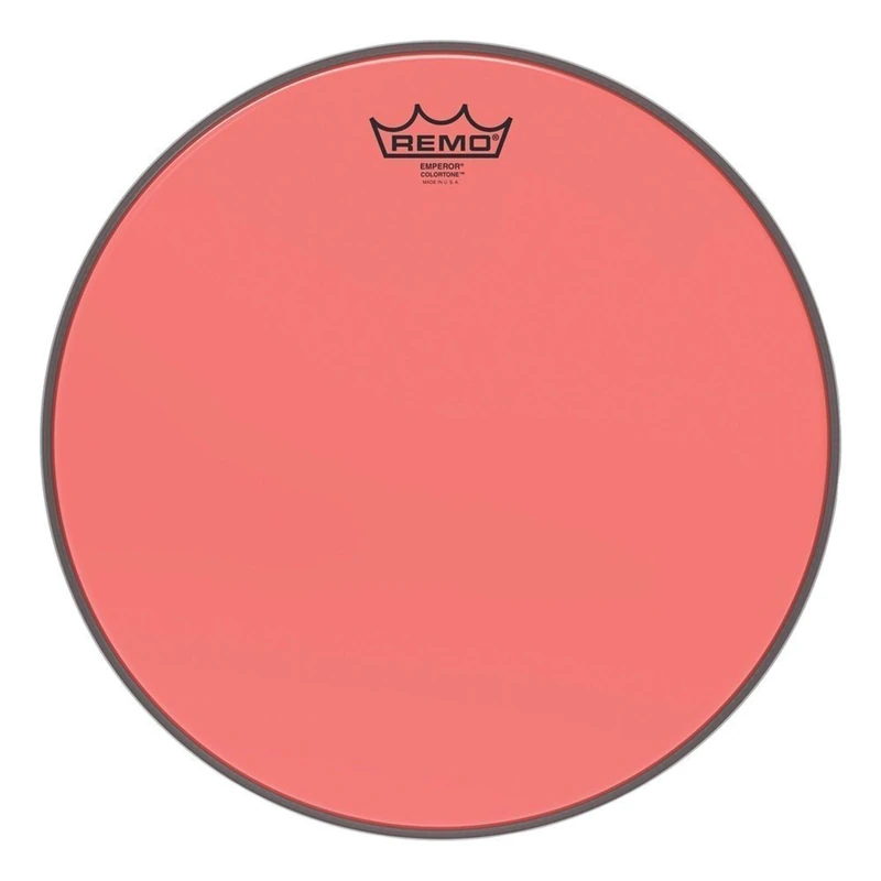 Remo Drumhead Colortone Emperor Clear Red – 18" – BE-0318-CT-RD - Image 1