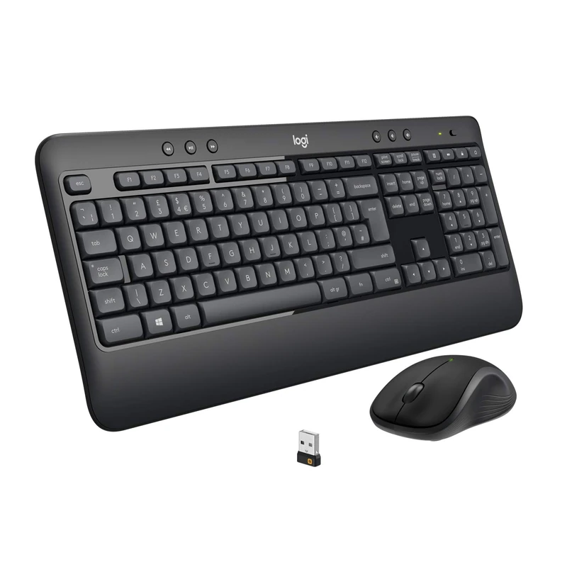 Logitech MK540 Advanced Arabic Wireless RF Keyboard Black,White