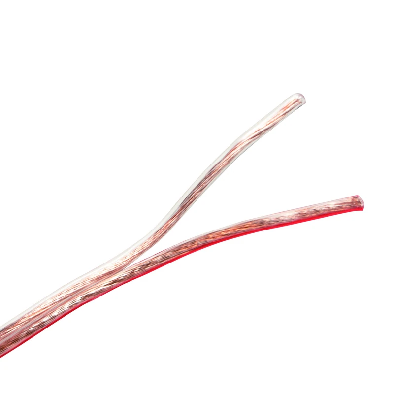 LogiLink CA1082 Speaker Cable for HiFi System 2x 1.50 mm Cross Section 100 m Clear