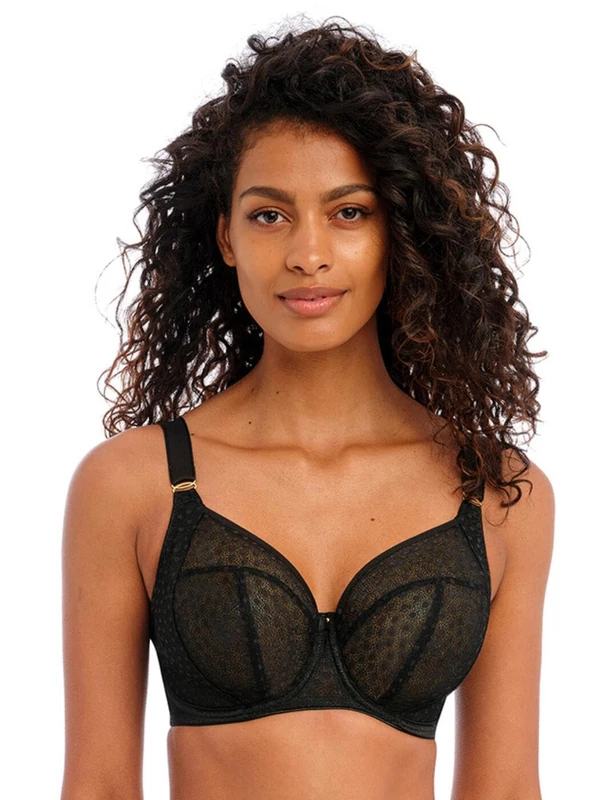 Freya Starlight Side Support Bra Black Black 36D