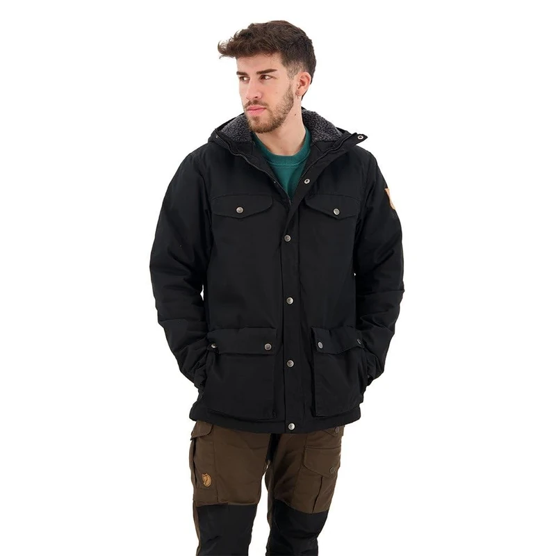 Fjallraven Men's Greenland Winter M Sport Jacket, Black, S UK