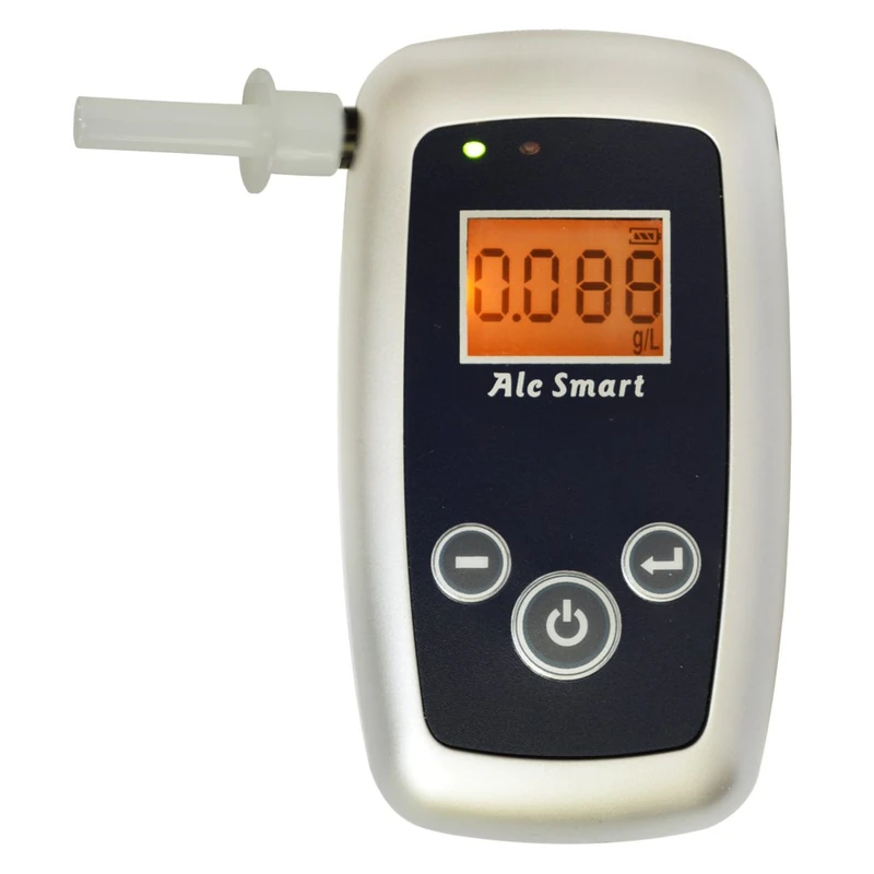 PNI Alcohol Tester AT8060 Digital Breath Analyzer, Large Digital LCD Display, with Extra 5 Pcs Mouthpieces Included - Image 1