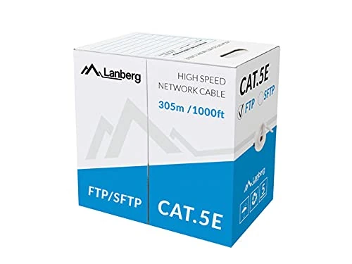 lanberg Stranded LCF5-11CC-0305-S Network Cable Cat-5E Ftp 305 m Grey