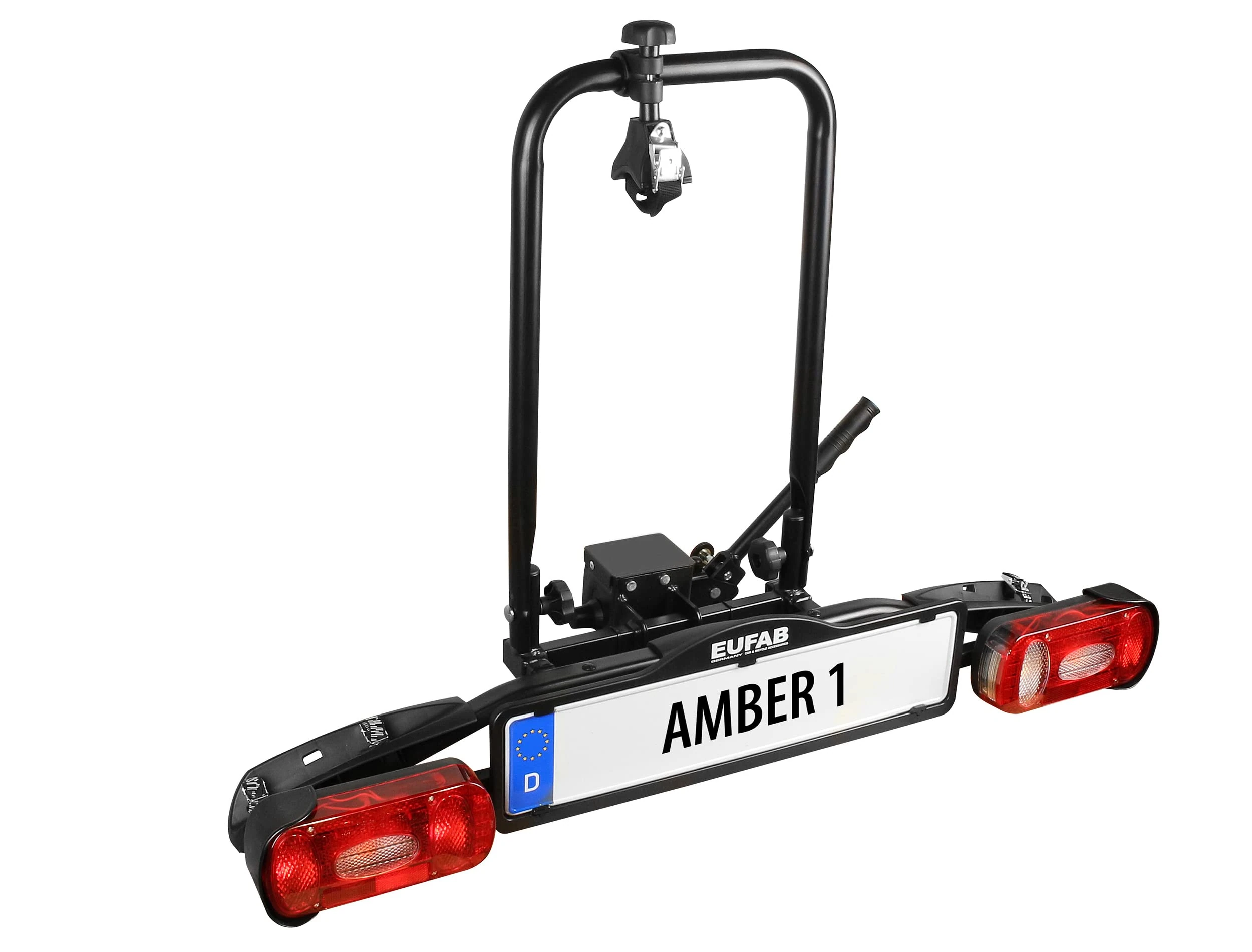 EUFAB 11559 AMBER 1 Bicycle Carrier Suitable for E-Bikes