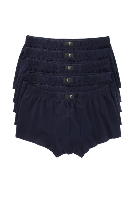 JP 1880 Menswear Big & Tall Plus Size L-8XL 5- Pack Cotton Boxer Briefs Marine 6 711245 70-6