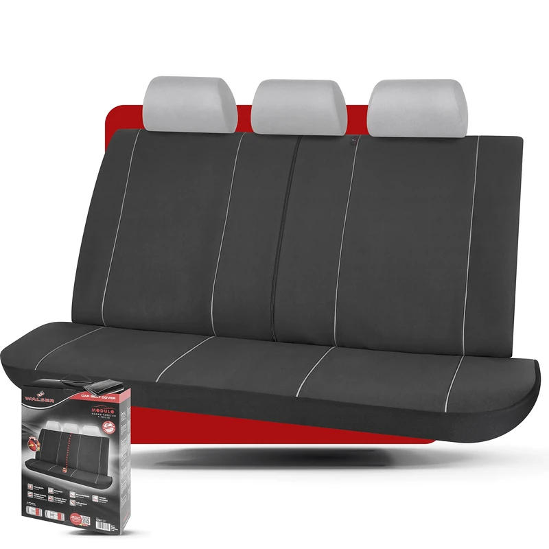 Walser Modulo Car Seat Cover for Rear Seat Bench 3-Piece