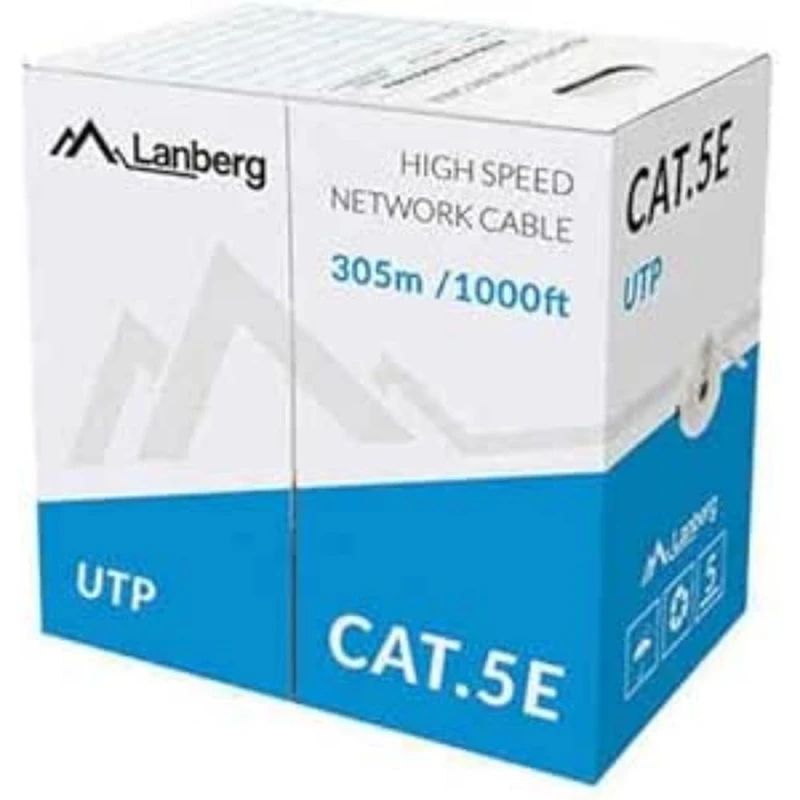 lanberg LCU5 11cc (0305 Stranded Network Cable Cat 5e UTP 305 m Grey - Image 1