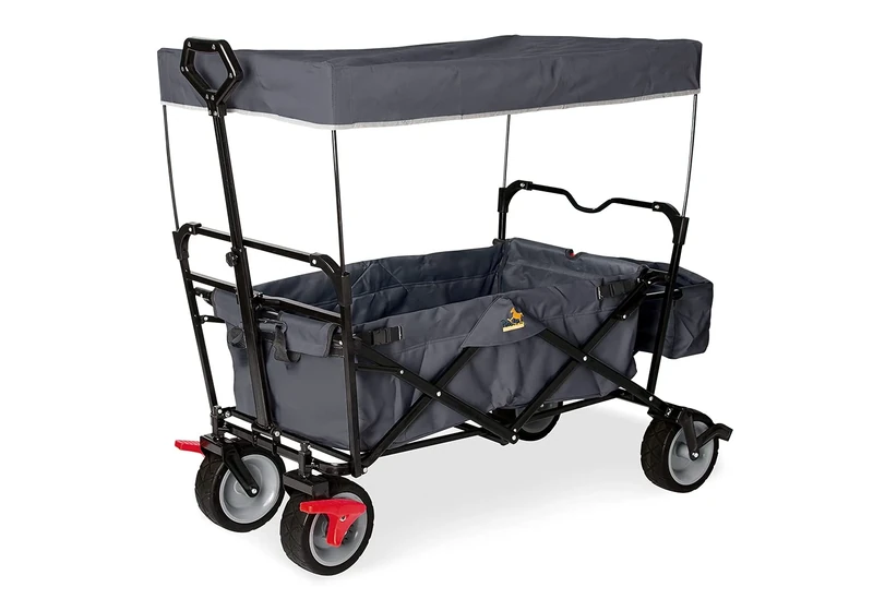 Pinolino Unicorn Folding Handcart with Brake - Image 1