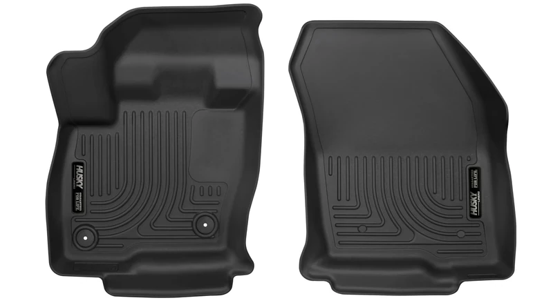 Husky Liners Fits 2015-19 Ford Edge, 2016-18 Lincoln MKX, 2019 Lincoln Nautilus X-act Contour Front Floor Mats,Black,52171