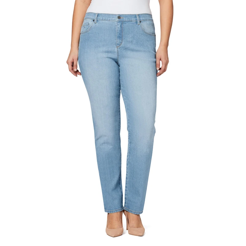 Gloria Vanderbilt Women's Amanda Classic High Rise Tapered Jean Plus Size, Callisto, 22 Short