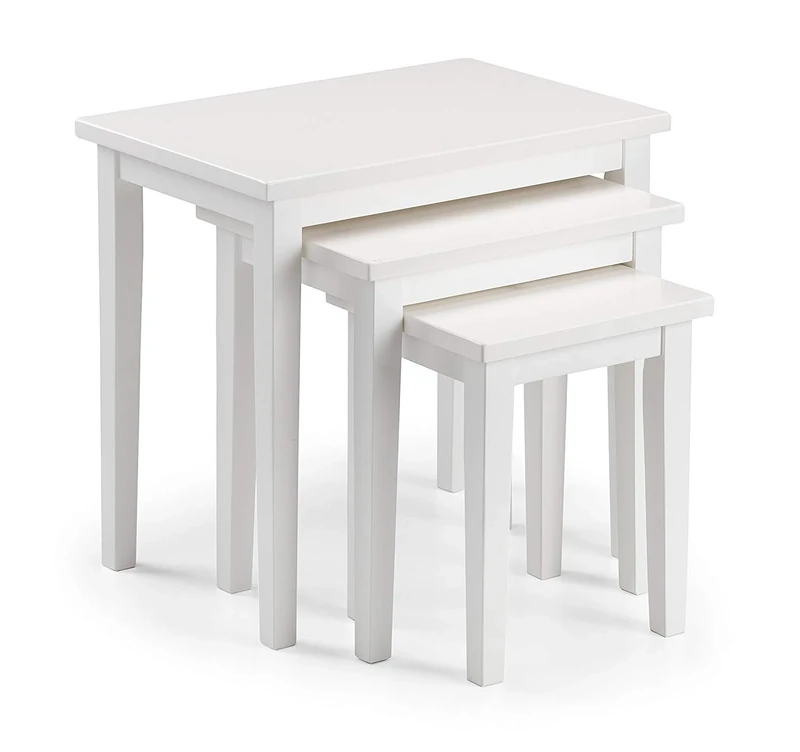 Julian Bowen Cleo Nest of Tables, White