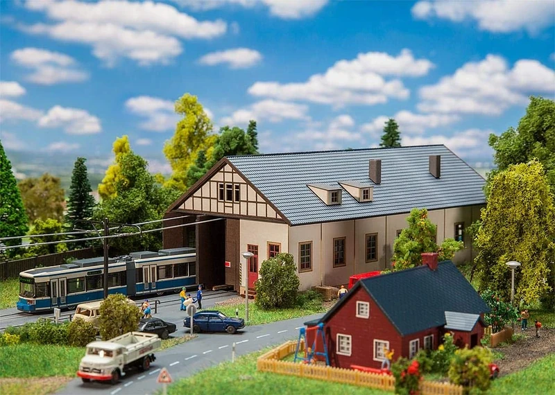 Faller Naumburg Tram Depot Building Kit III N Gauge 222101