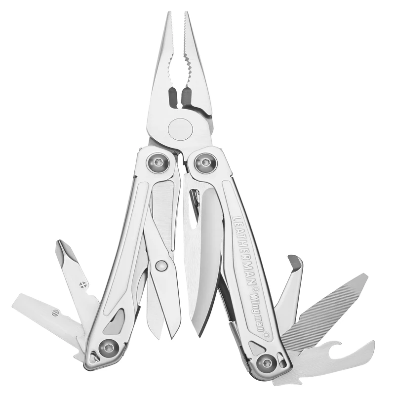 Leatherman Wingman Multi-Tool - 14 Tools with All-Features, Stainless Steel,