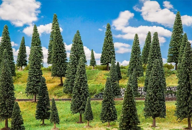 Faller FA181538 25 Assorted Fir Tree Model Kit Various