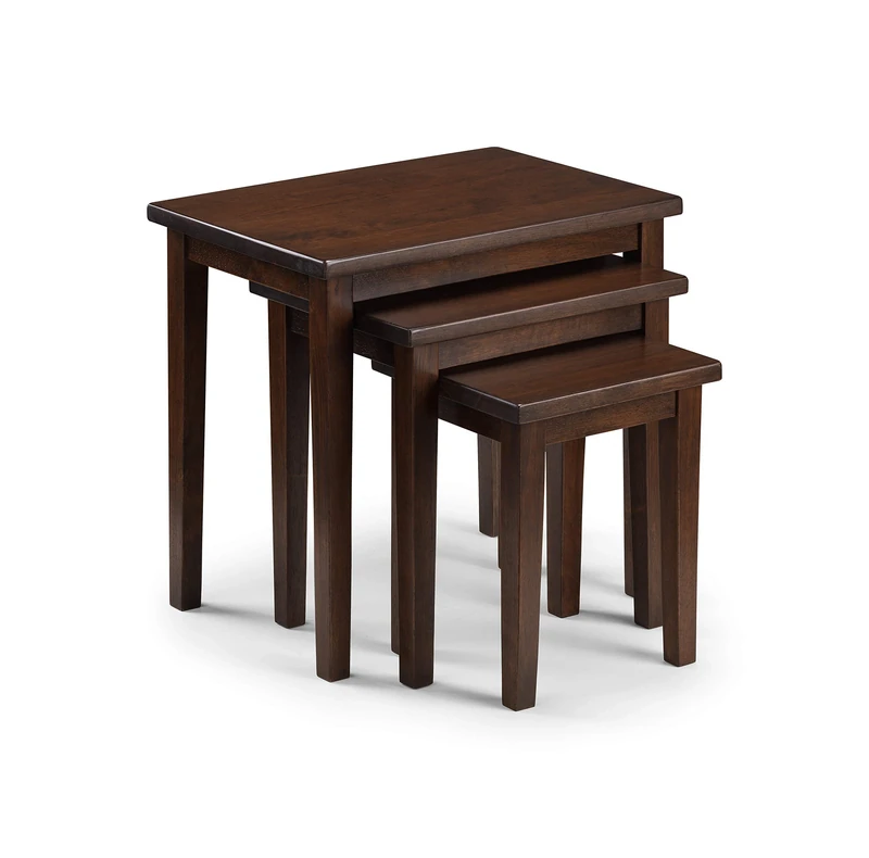 Julian Bowen Cleo Nest of Tables, Mahogany
