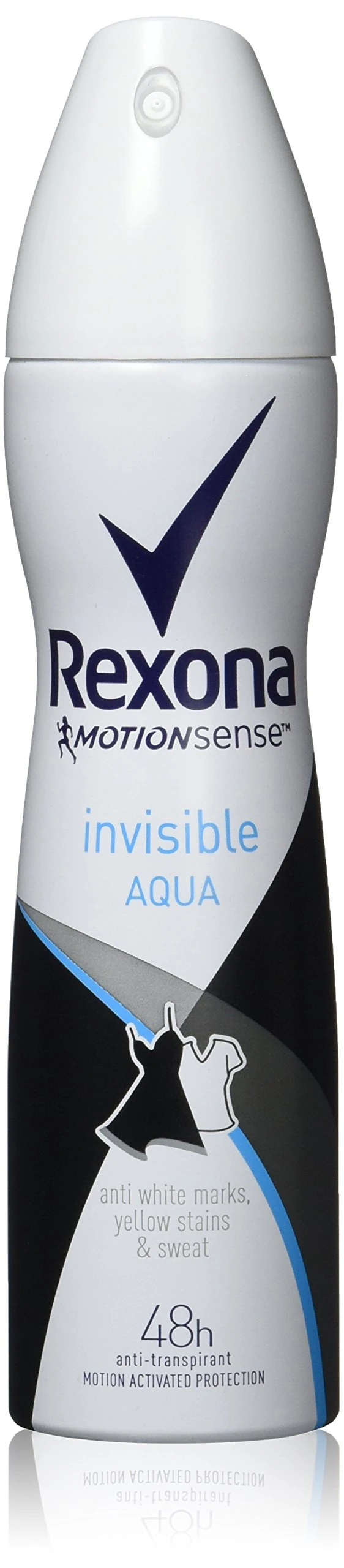 Rexona Invisible Aqua Antiperspirant Deodorant Spray 150 ml Pack of 6