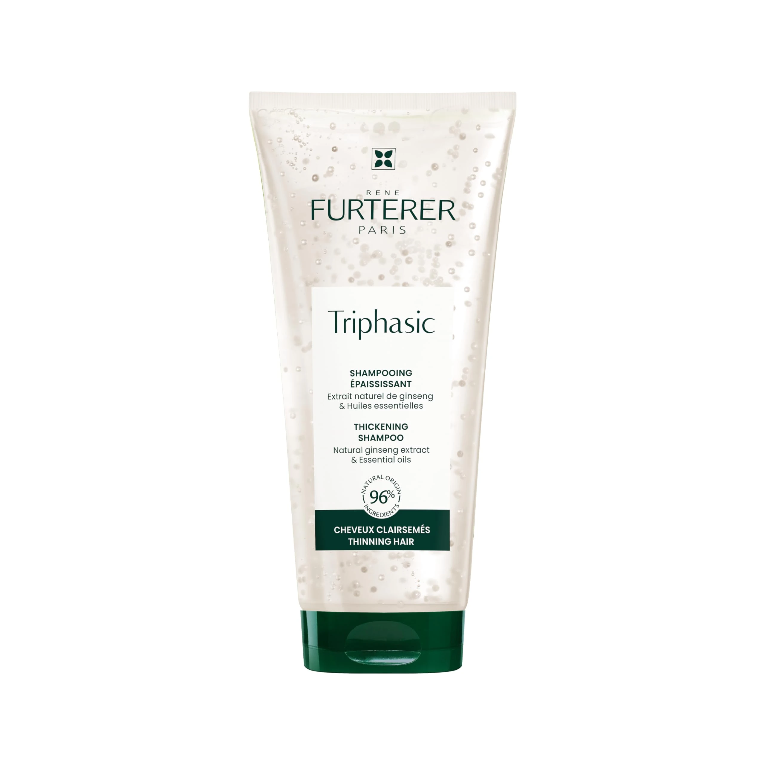 René Furterer TRIPHASIC Thickening Shampoo – For Thinning Hair – Improves hair density & strength – Scalp Nutrition – Rosemary Oil - For Men & Women - Color Safe - 6.7 fl. Oz