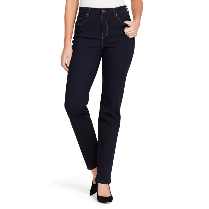 Gloria Vanderbilt Women's Amanda Classic Tapered Jean, Rinse Noir, 20 Plus