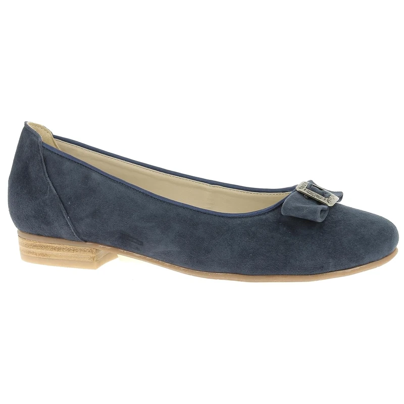 Hirschkogel Women's 3006826 Closed Toe Ballet Flats, Blue Dark Blue 017, 3.5 UK - Image 1