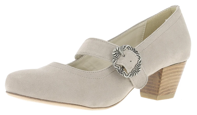 Hirschkogel Women's 3005710 Closed Toe Heels, Beige Taupe 066, 4 UK - Image 1
