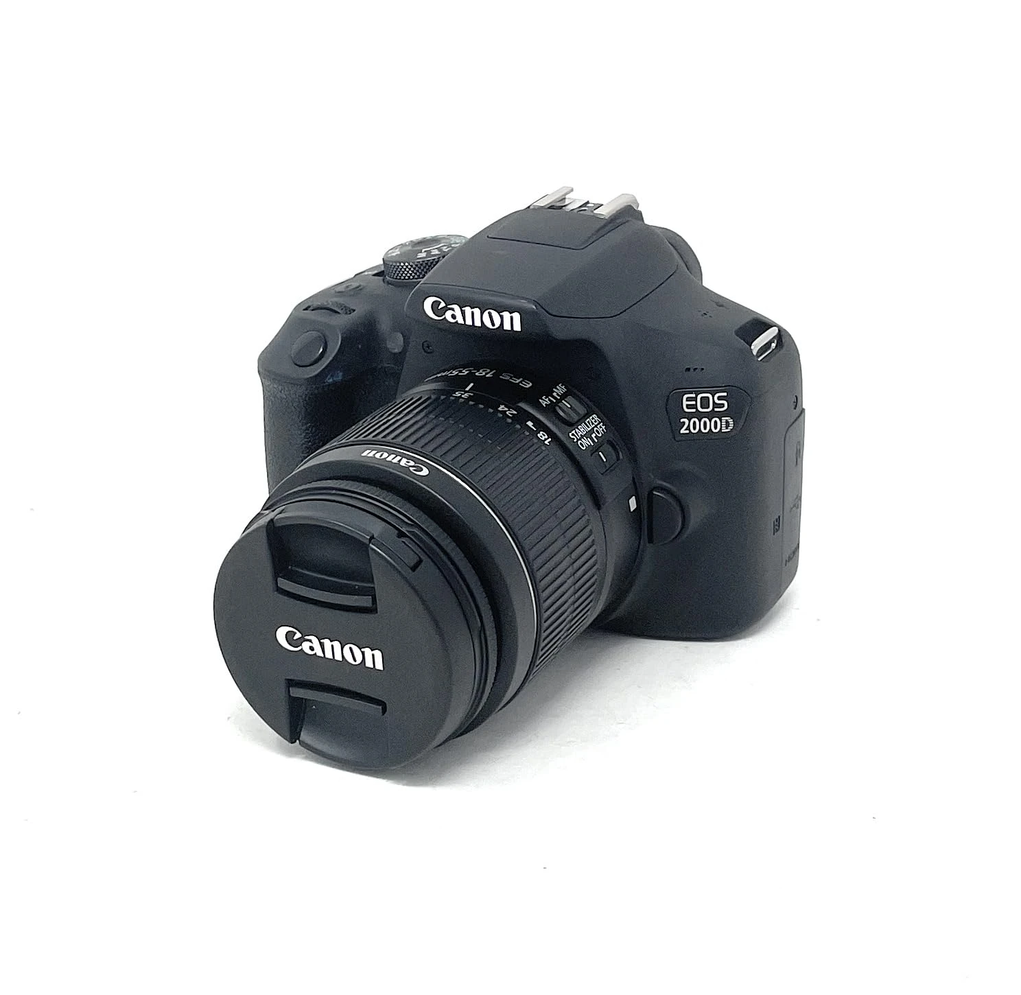 Canon EOS 2000D DSLR Camera and EF-S 18-55 mm f/3.5-5.6 IS II Lens - Black