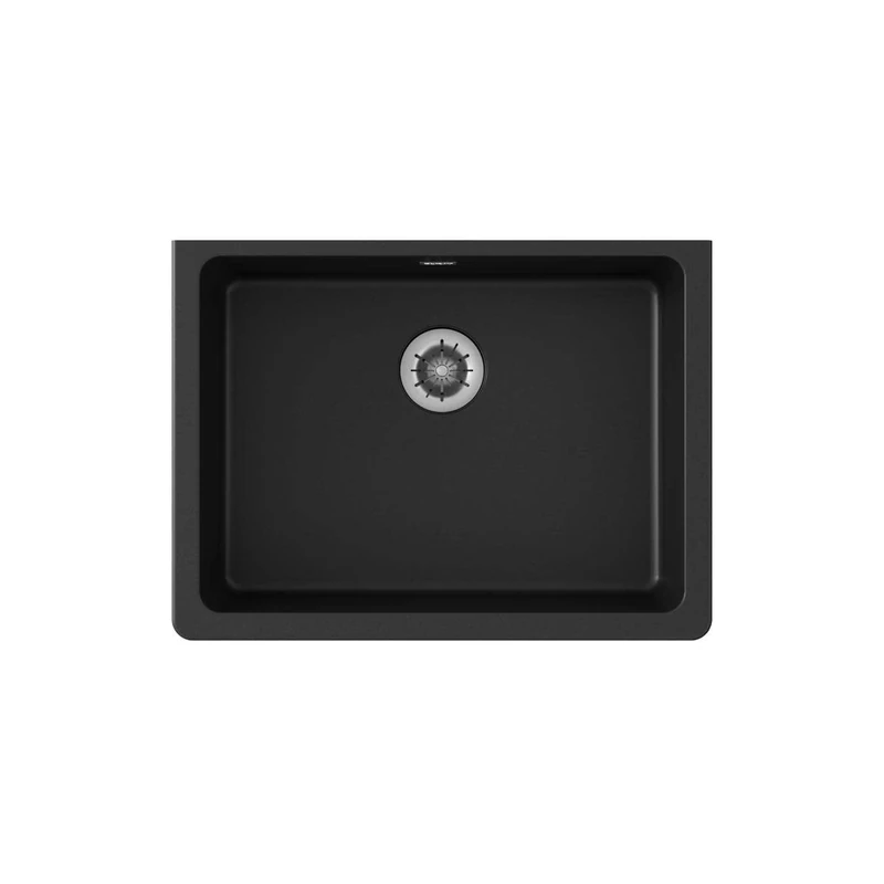 Elkay Quartz Classic ELGUAD2519PDBK0 Black Single Bowl Undermount ADA Sink with Perfect Drain