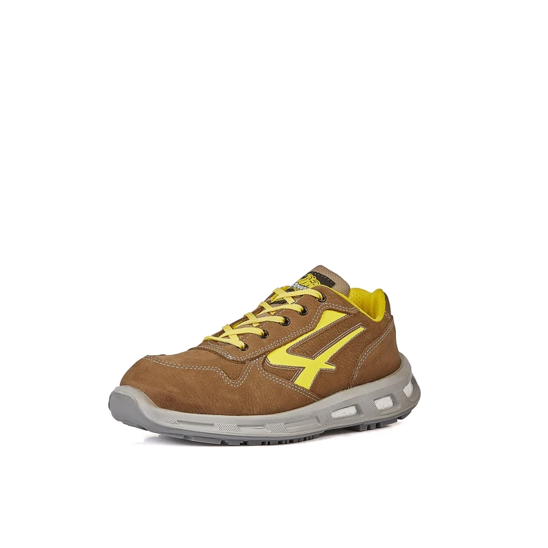 U Power Brave s ESD S3S CI FO SR Safety Shoes Beige Yellow