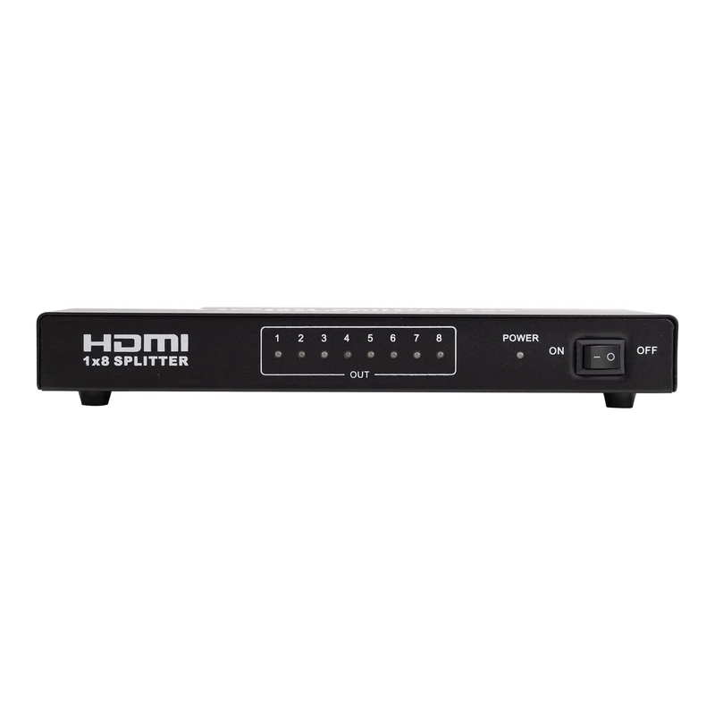 HDMI splitter 1.4 Premium 4Kx2K, 1x8 8 HDMI ports 1080P HDCP 1.3, 3D 4K Blue-Ray