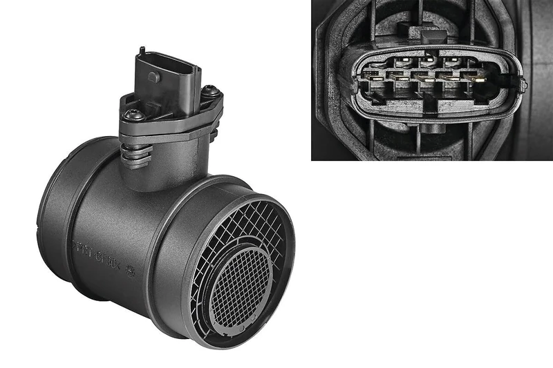 VALEO 253722 Air Mass Sensor Number of pins: Plug type: OVAL Integrated air temperature sensor: YES Mounting type: BOSCH