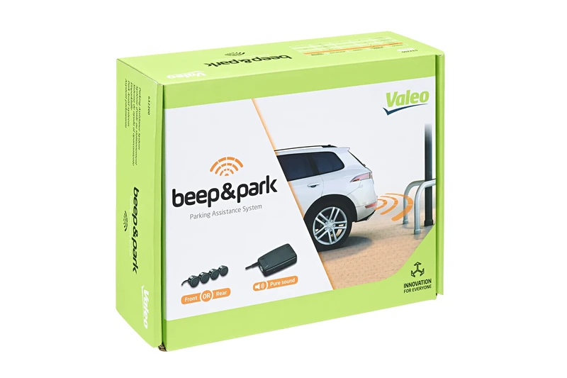 VALEO 632200 - Parking Assistance System - Beep&Park Kit: 4 Sensors + 1 Loudspeaker - Front or Rear Installation