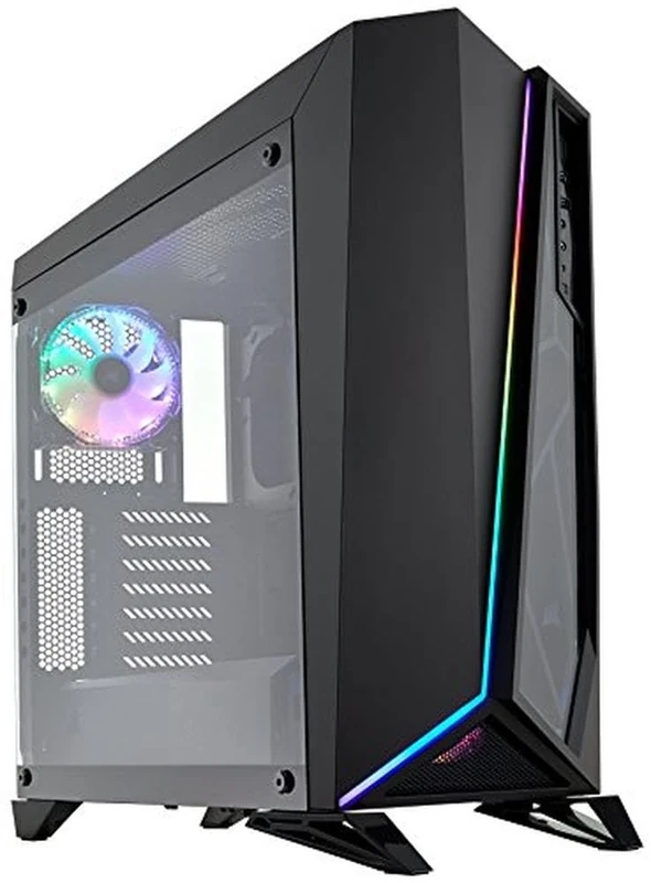 Corsair Carbide SPEC-OMEGA RGB Tempered Glass Mid-Tower ATX Gaming Case - Black