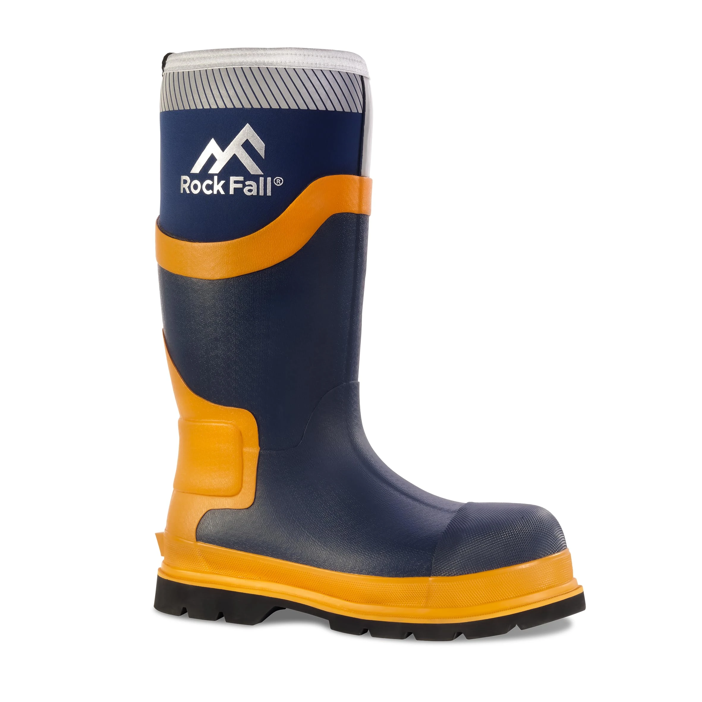 Rock Fall Unisex's 9 Silt Neoprene Safety Wellington Boot, Navy, UK12