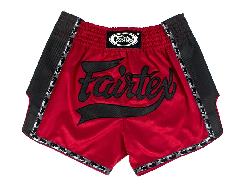 Fairtex Muay Thai Shorts BS1703 Rød/Sort