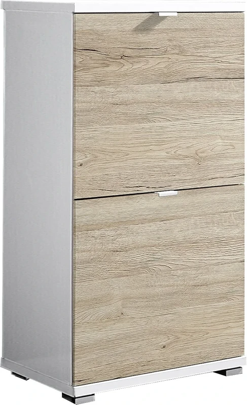 Shoe Storage 3-Piece Kit Germania 8484-177 Colorado Oak/White sanremo-repro, 53 x 91 x 30 cm (LxHxW)