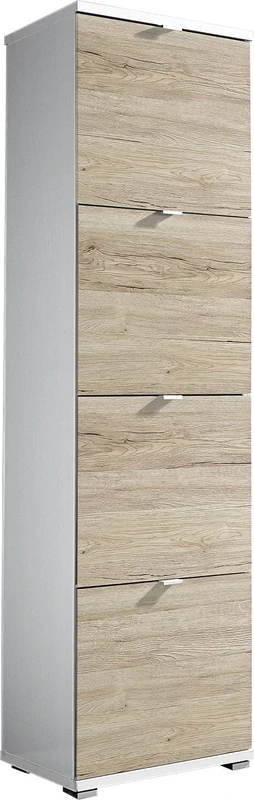 Shoe Storage 5-Piece Kit Germania 8482-177 Colorado Oak/White sanremo-repro, 174 x 53 x 30 cm (LxHxW)