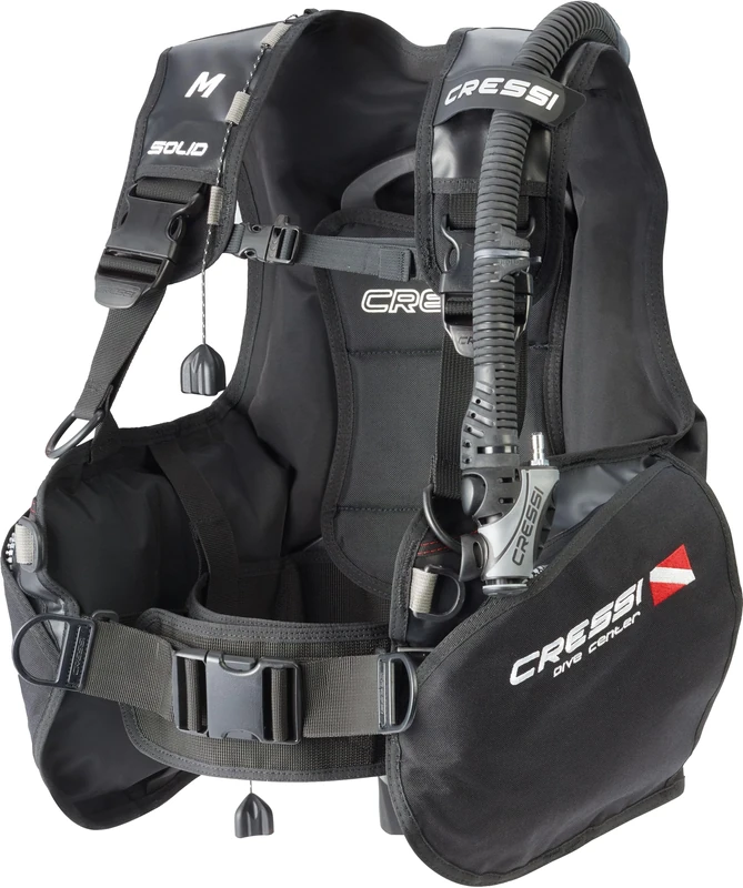Cressi Solid Dive Center Edition Buoyancy Compensator - Black, X-Large