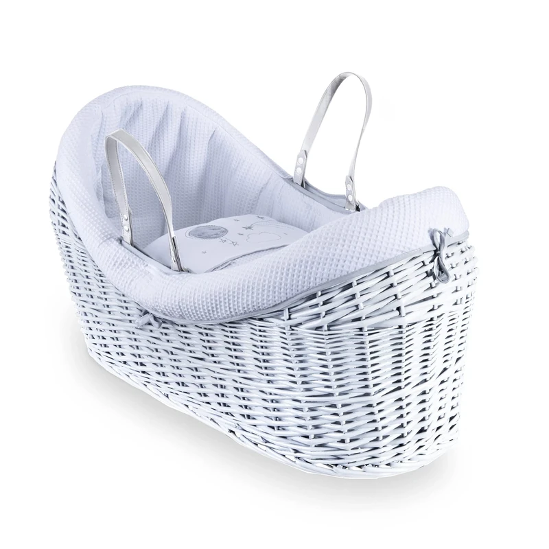 Clair de Lune Wrap Over Noah Pod, Grey/White, Over The Moon