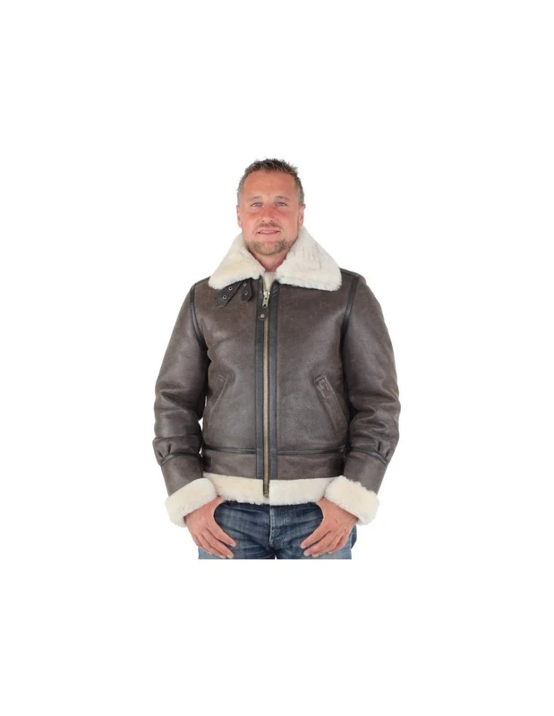 Schott NYC Men's Lc1259gt Leather Jacket, Brown, 4X-Large