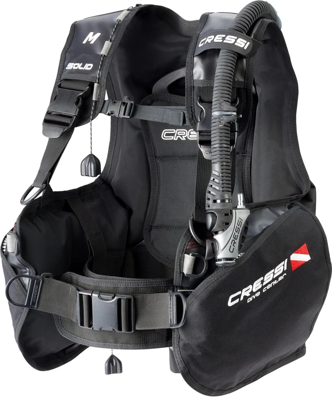 Cressi Solid Dive Center Edition Buoyancy Compensator - Black, X-Small