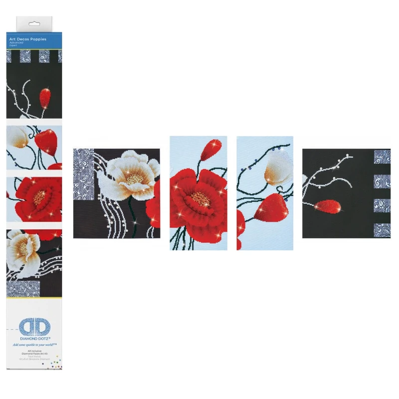 DIAMOND DOTZ Painting, Beginner Kit, Assorted, 142x50cm