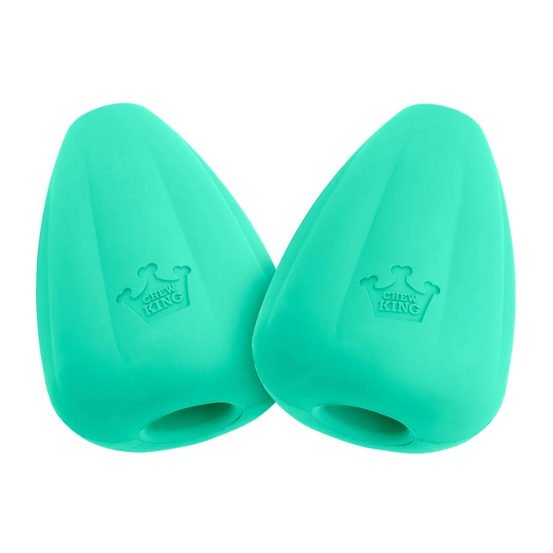 Chew King Premium Treat Dog Toy, L, Extremely Durable Natural Rubber Toy, Pack of 2