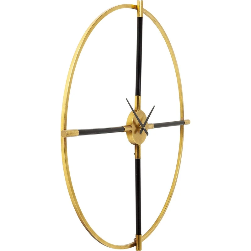 Kare Design Wall Clock Magic Wall, Gold, 5 x 91 x 91 cm - Image 1