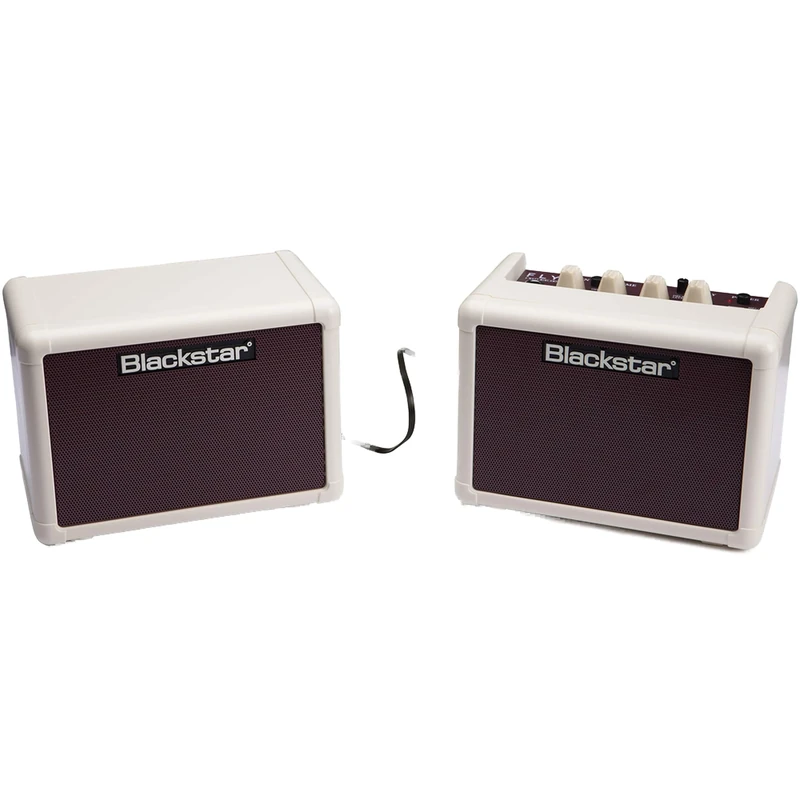 Blackstar Fly 3 Portable Battery Powered Mini Electric Guitar Amp MP3 Line In & Headphone Line Out (Fly 3 Stereo Package, Vintage) - Image 1