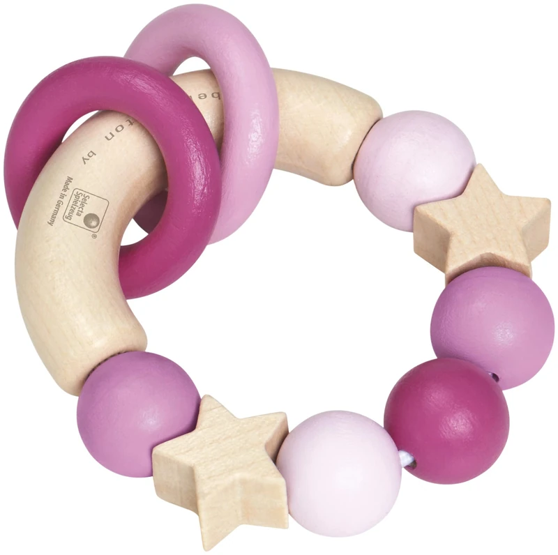 Selecta Bellybutton 64000 Grasping Toy - 7.5 cm Pink