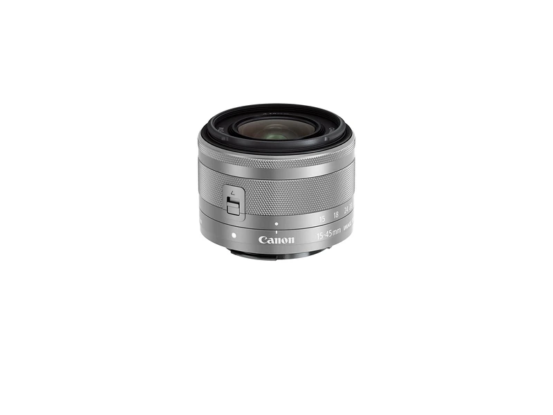 Canon EF-M 15-45mm f/3.5-6.3 Image Stabilization STM Zoom Lens (Silver) (Certified Refurbished)